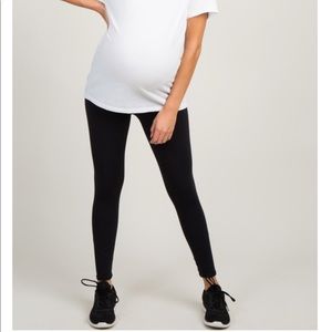 Pink blush maternity active leggings